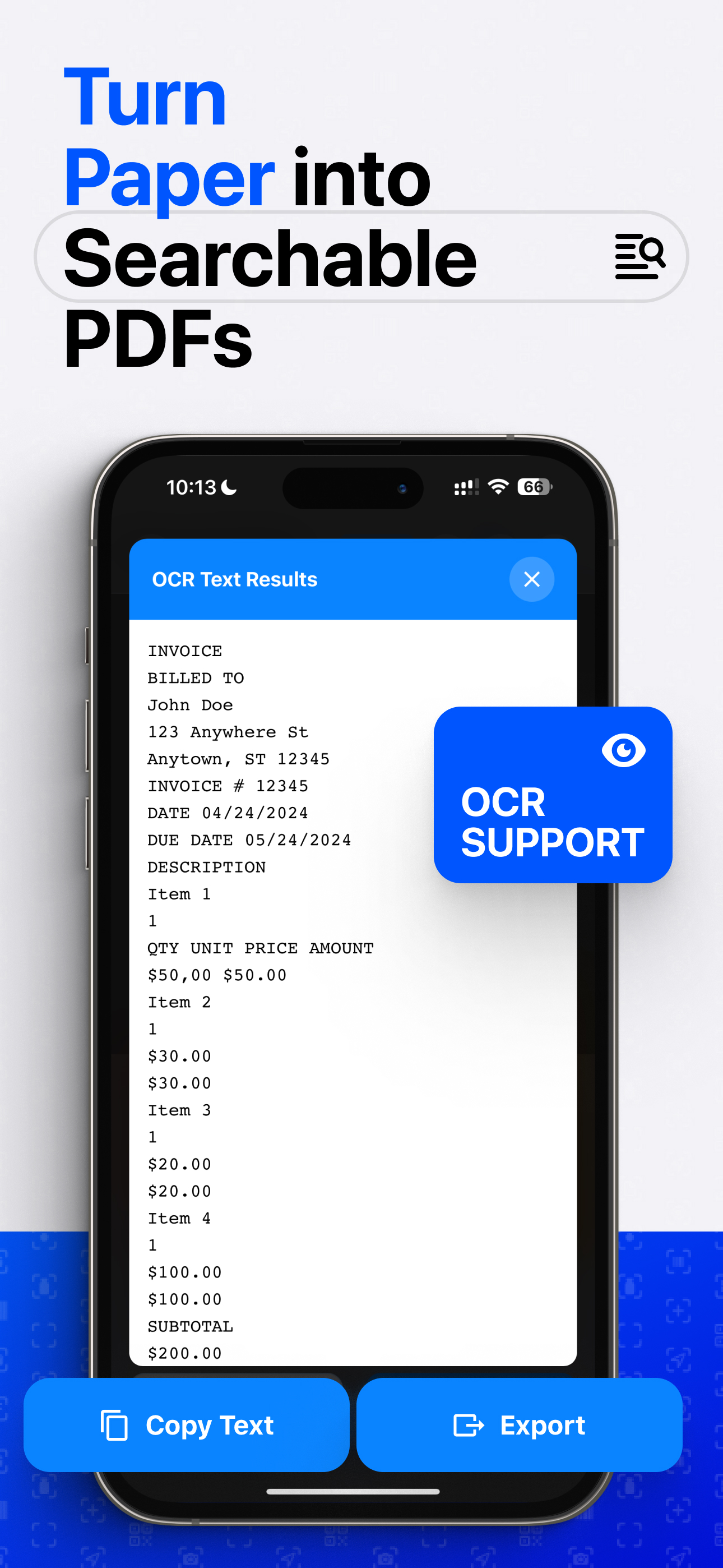 Turn Paper into Searchable PDFs
